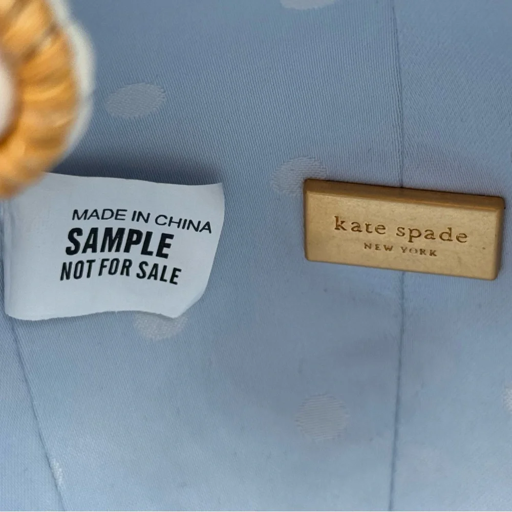 🆕 KATE SPADE NEW YORK 🧿 NWOT Bridal Wicker Bouquet Lantern Crossbody *SAMPLE*